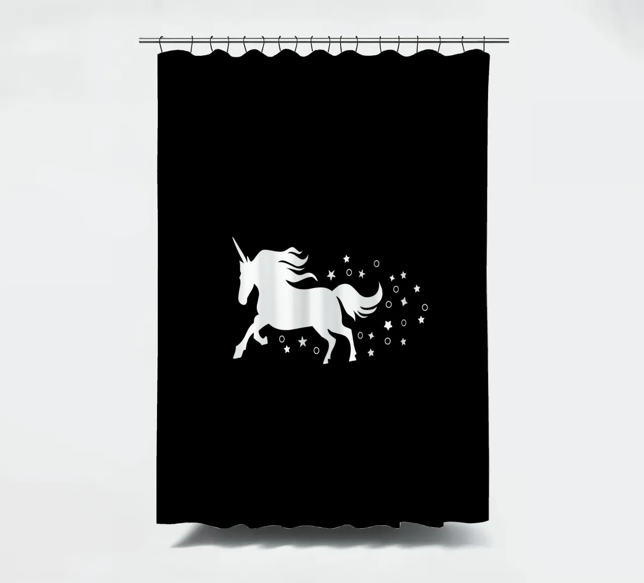 Magical running unicorn tenda da doccia da happieeagle