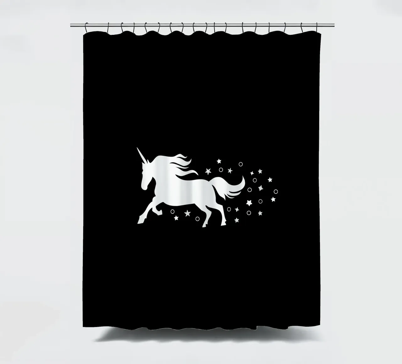 Magical running unicorn tenda da doccia da happieeagle