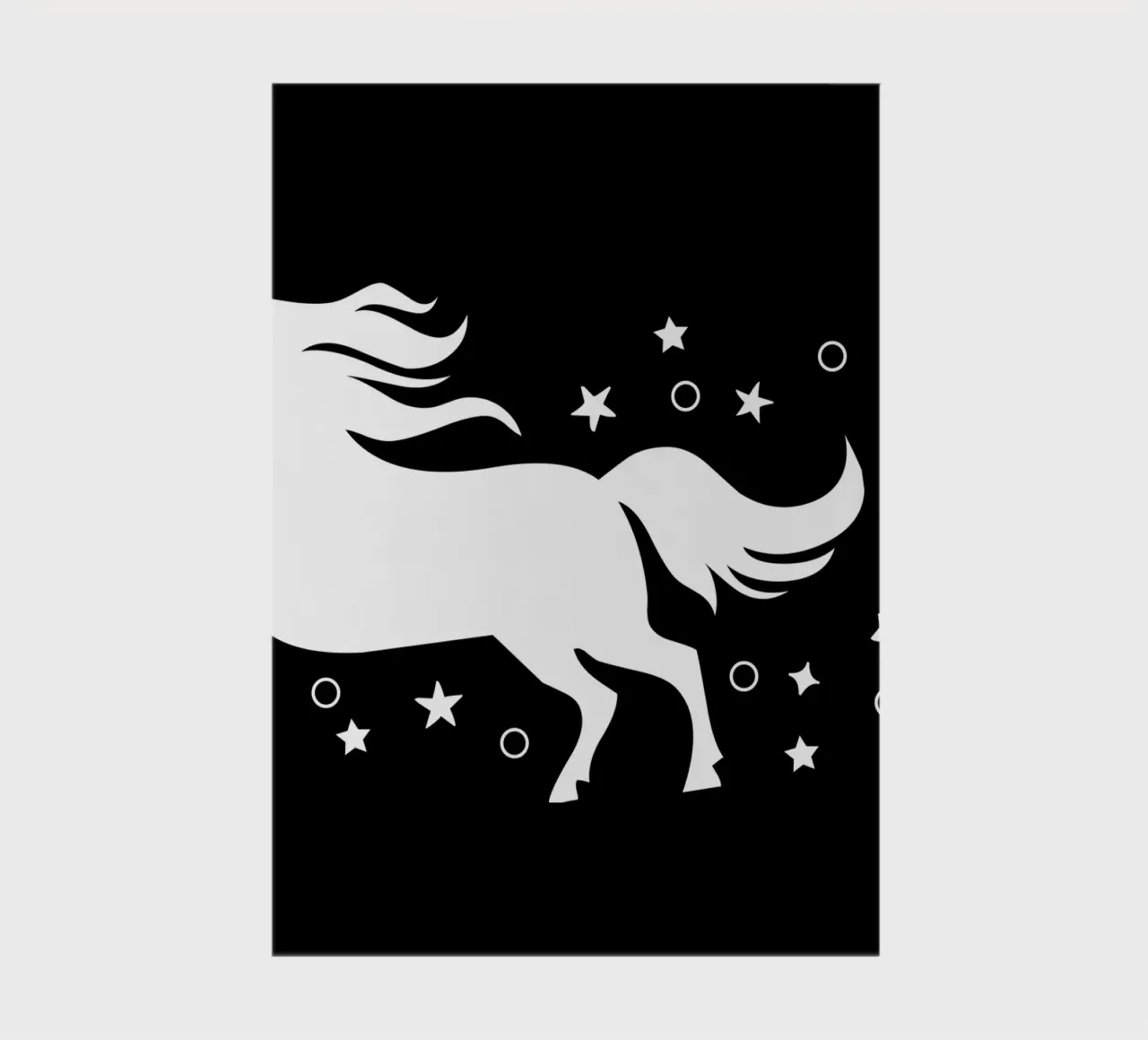 Magical running unicorn carnet de notes de happieeagle