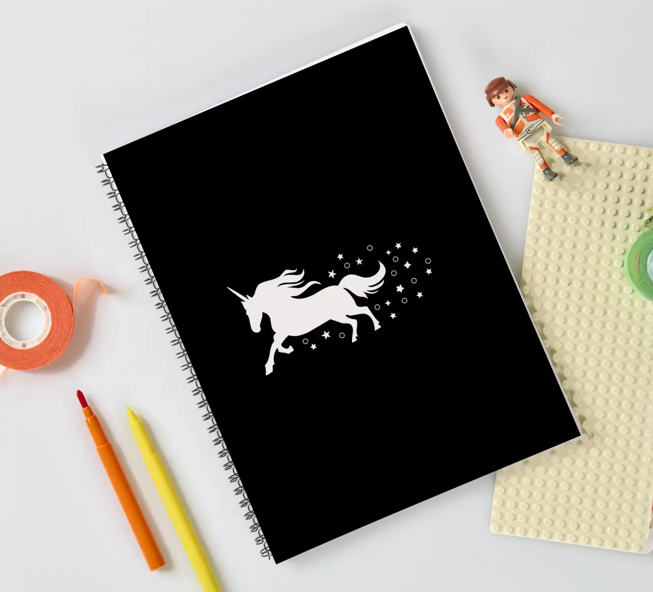 Magical running unicorn diario ad anelli da happieeagle