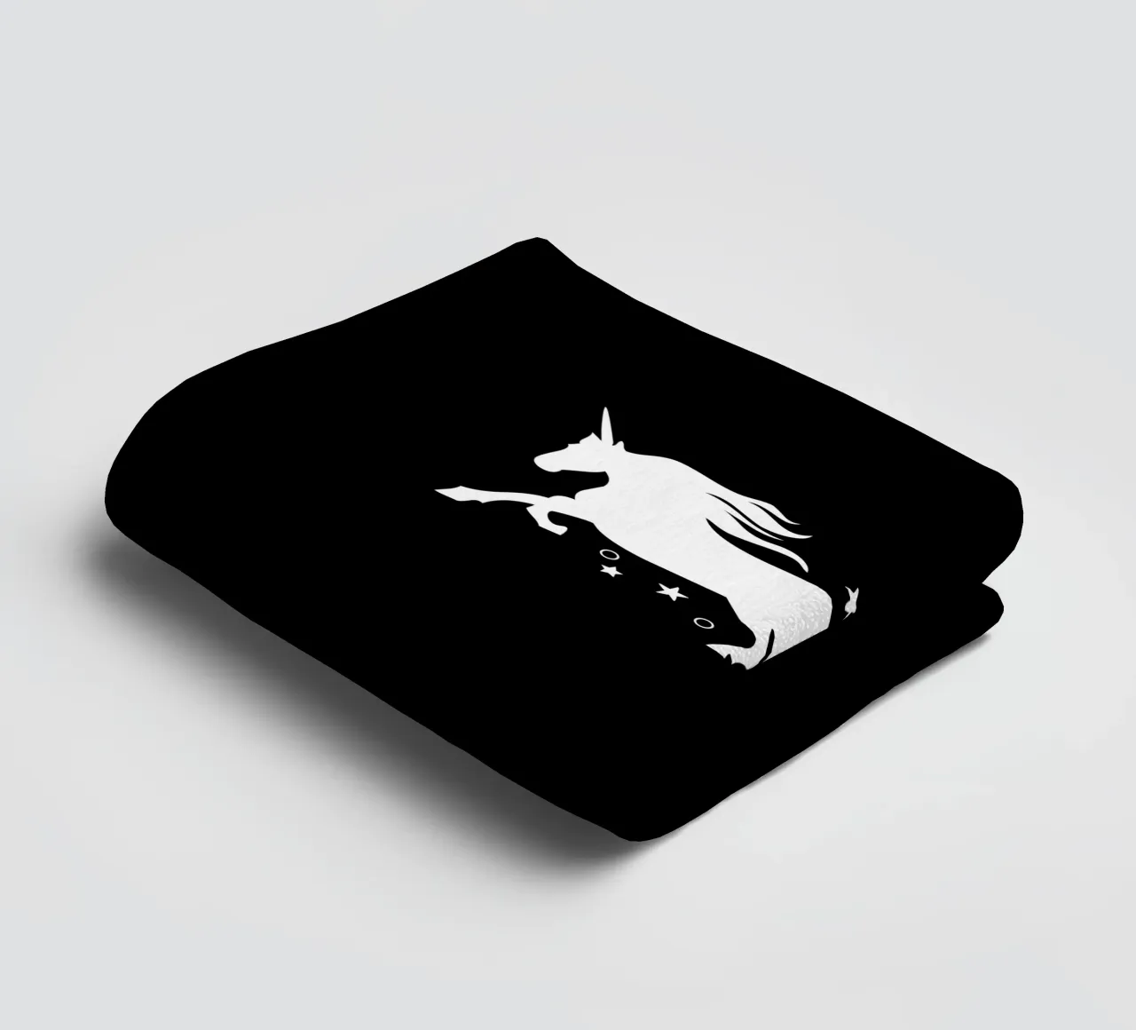 Magical running unicorn towel by happieeagle