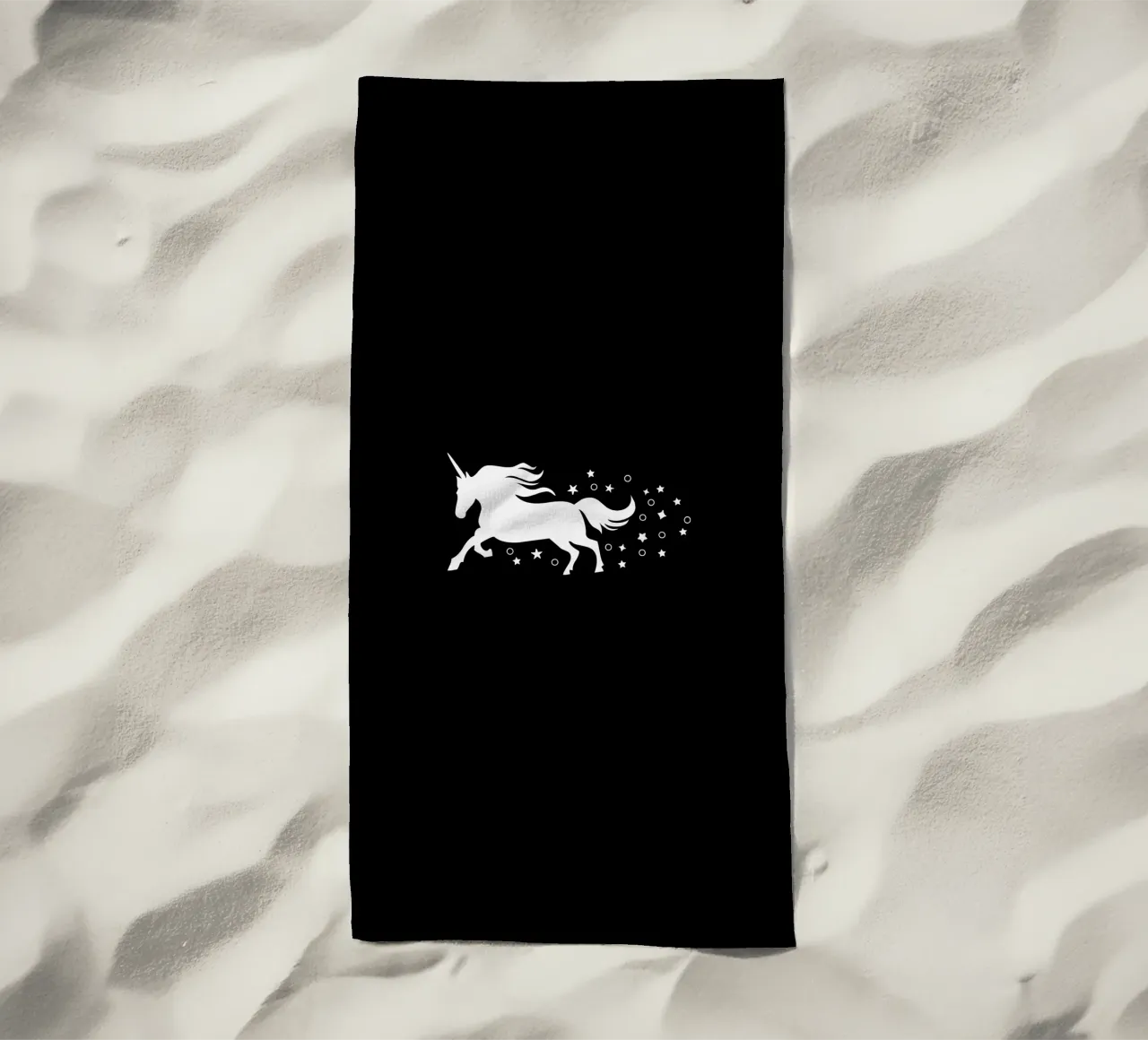 Magical running unicorn telo mare da happieeagle