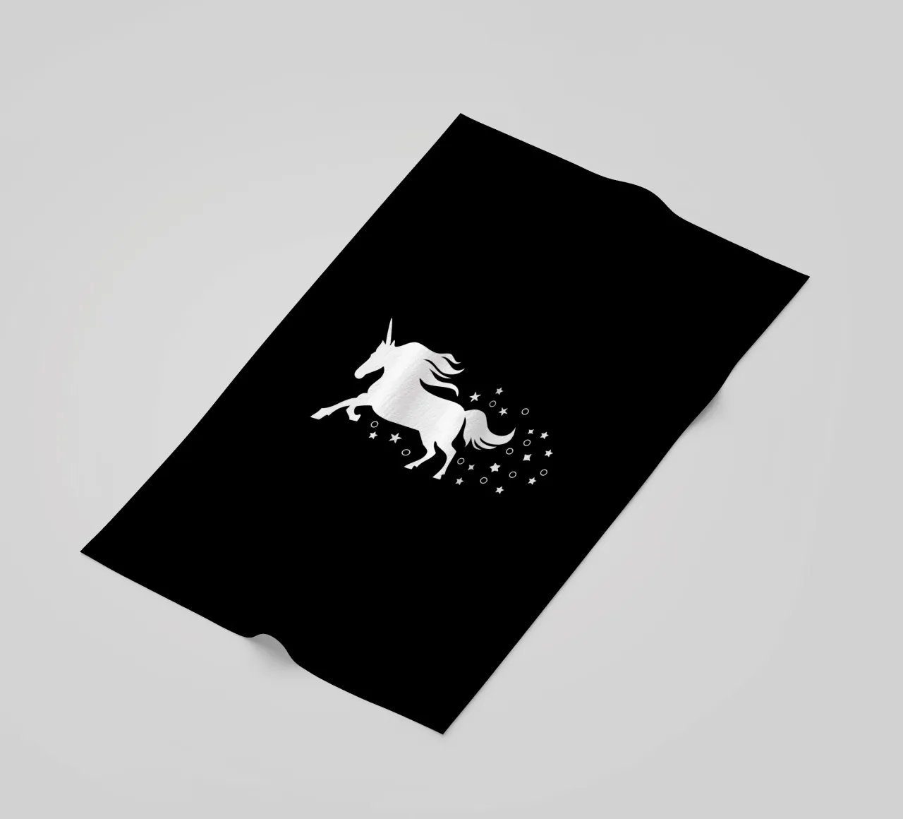 Magical running unicorn telo mare da happieeagle