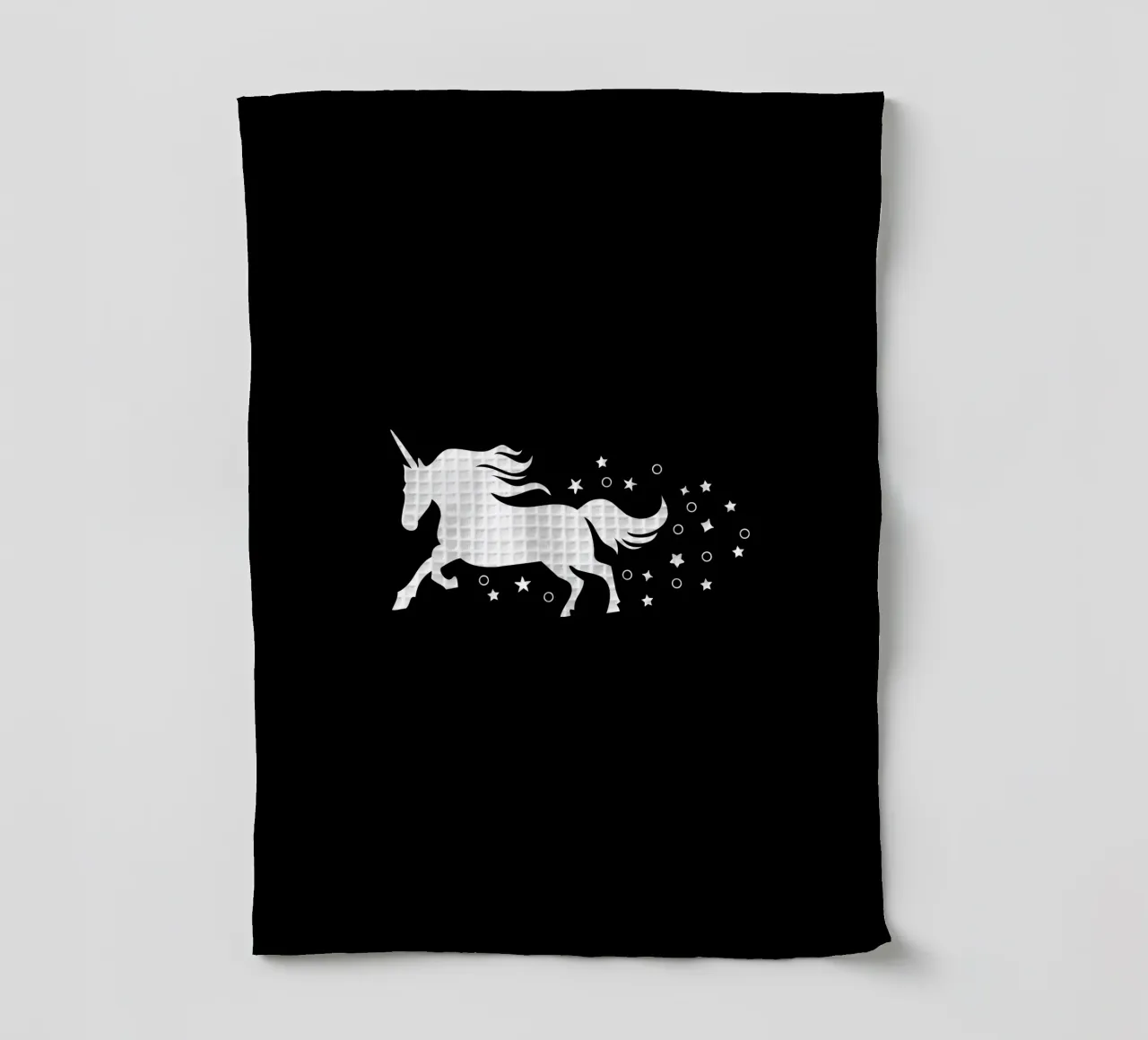 Magical running unicorn theedoek van happieeagle