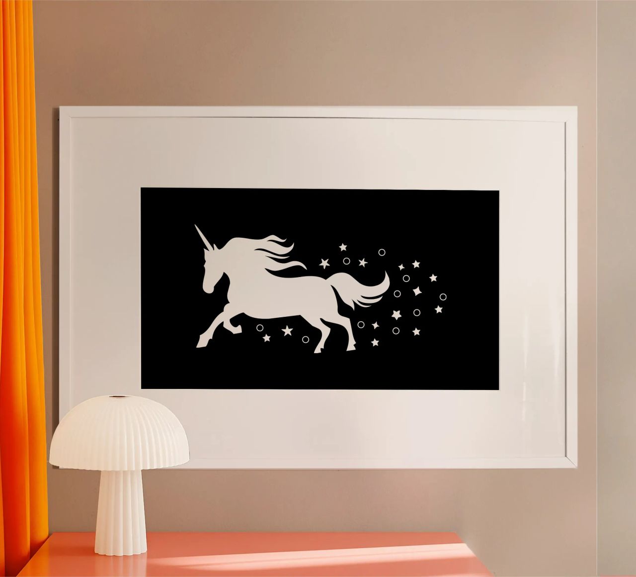 Magical running unicorn poster da happieeagle