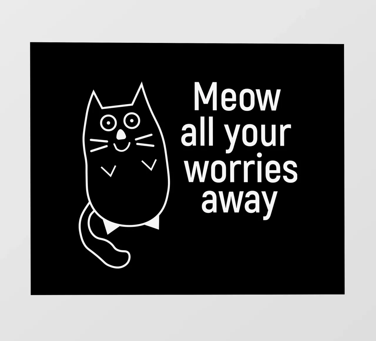 Meow all your worries away pellicola backlit da happieeagle