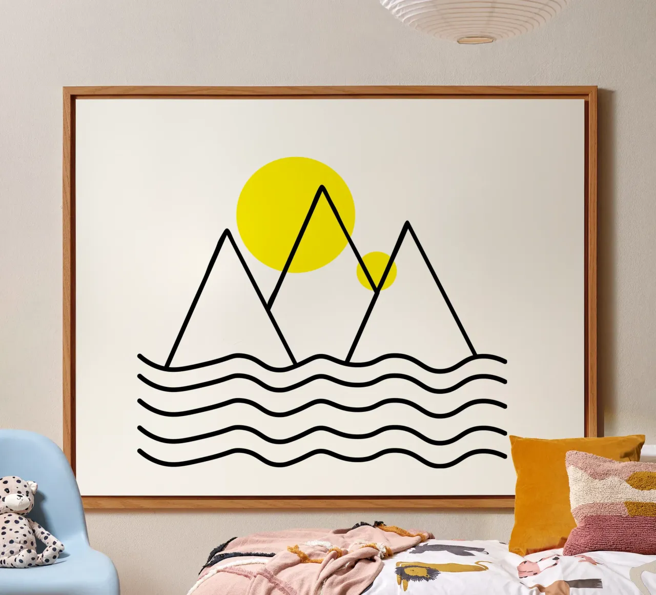 Mountains by the sea alluminio dibond da happieeagle