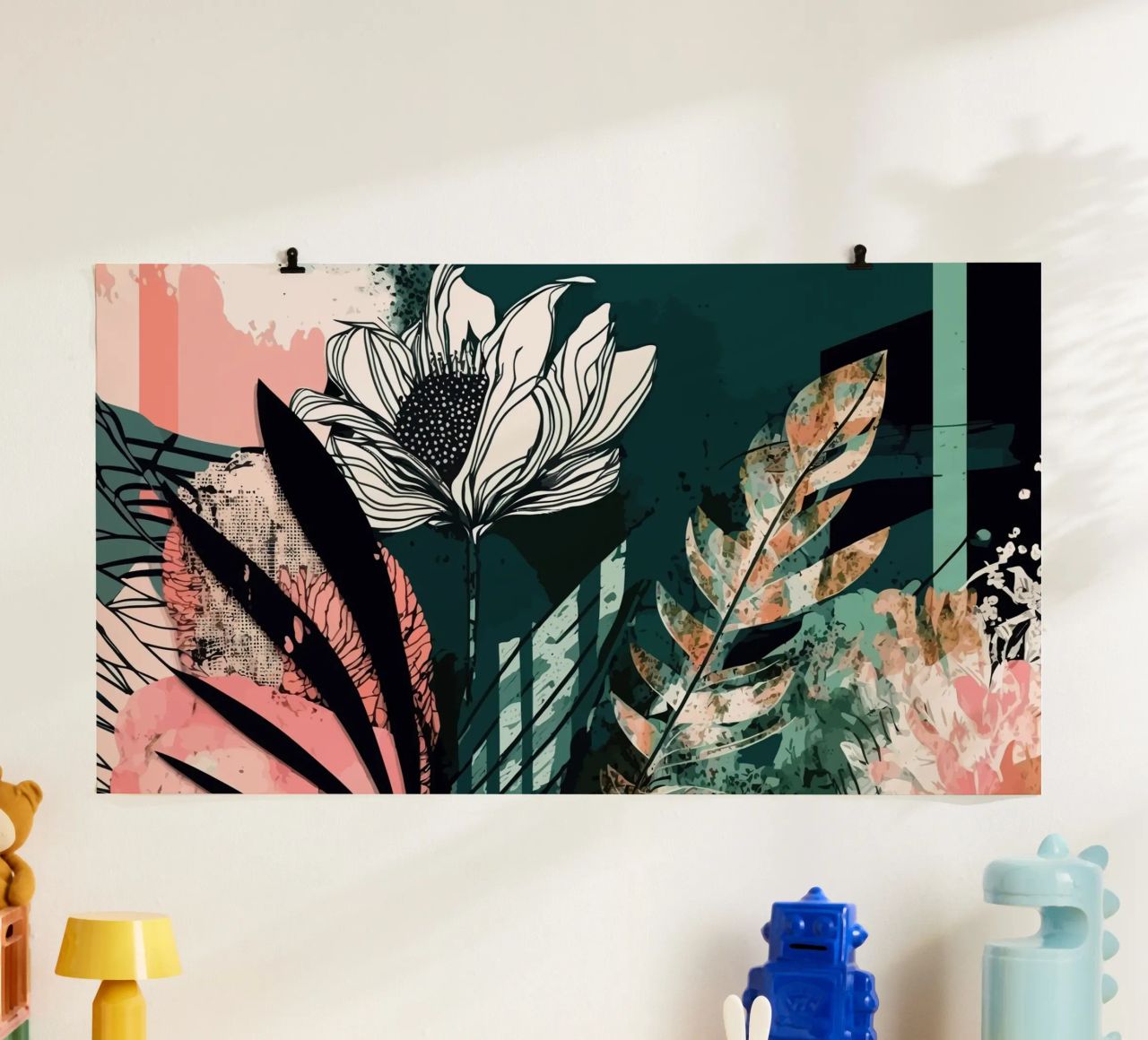 Abstract Foliage poster de Artsy Bessy
