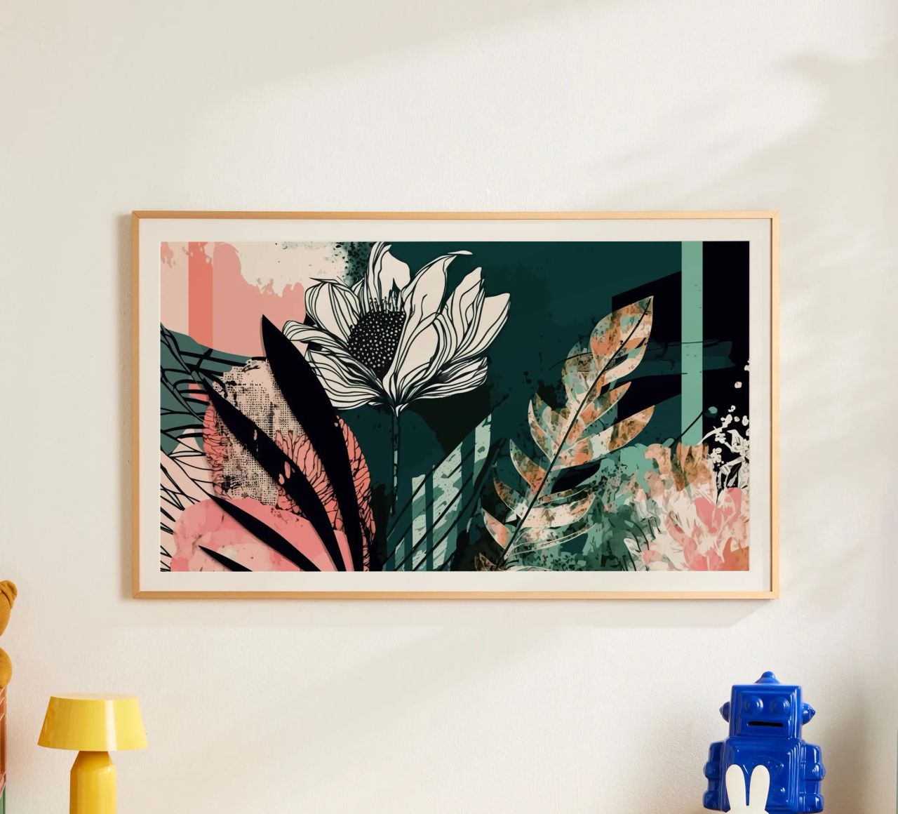 Abstract Foliage poster de Artsy Bessy