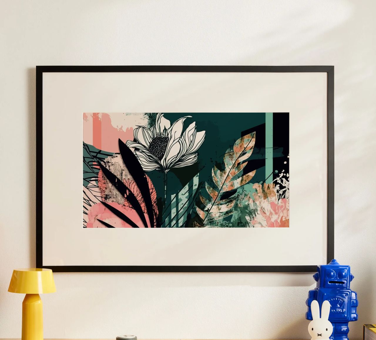 Abstract Foliage poster de Artsy Bessy