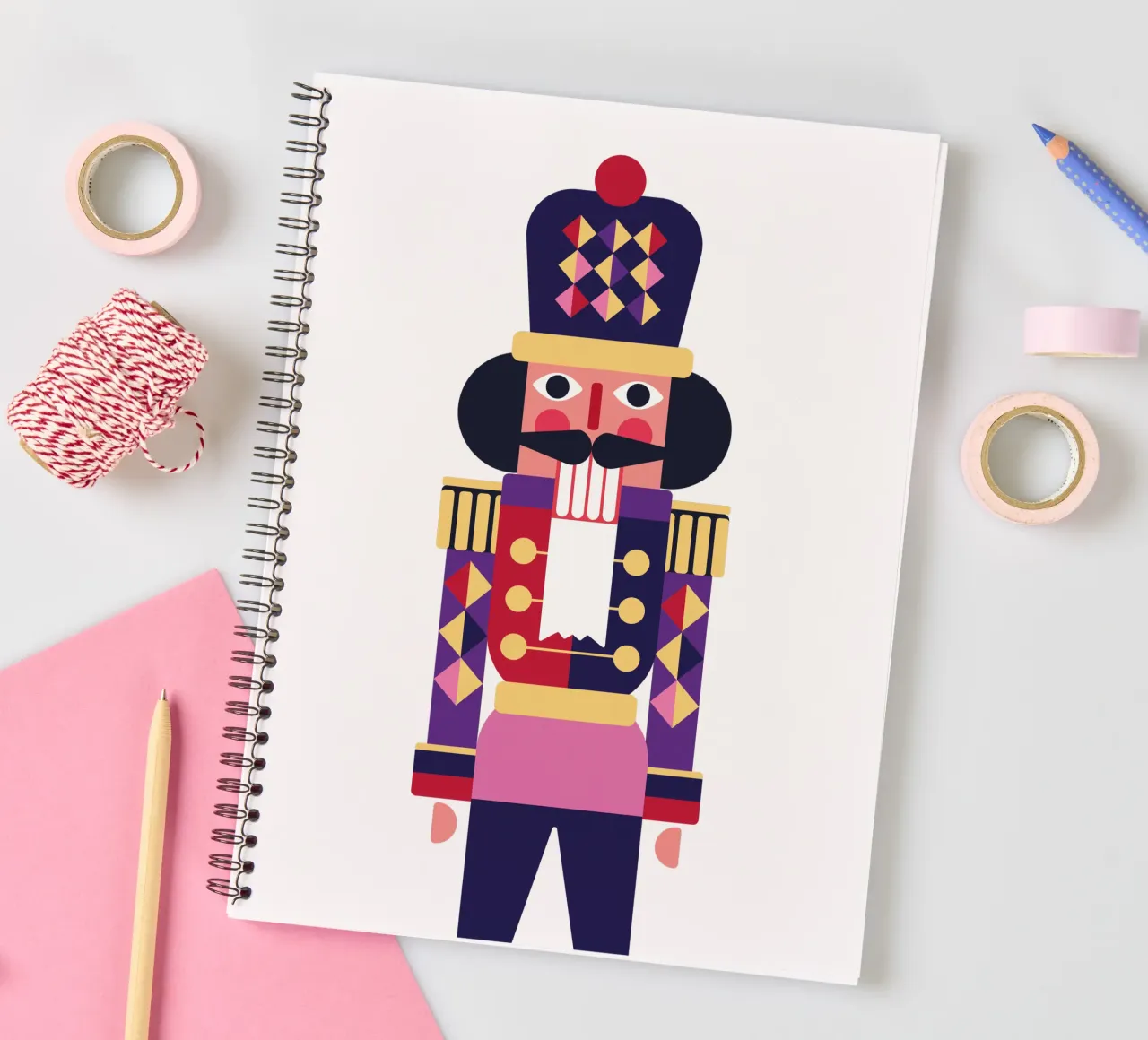 Nussknacker 01 spiral notebook by DARIA IVANOVNA