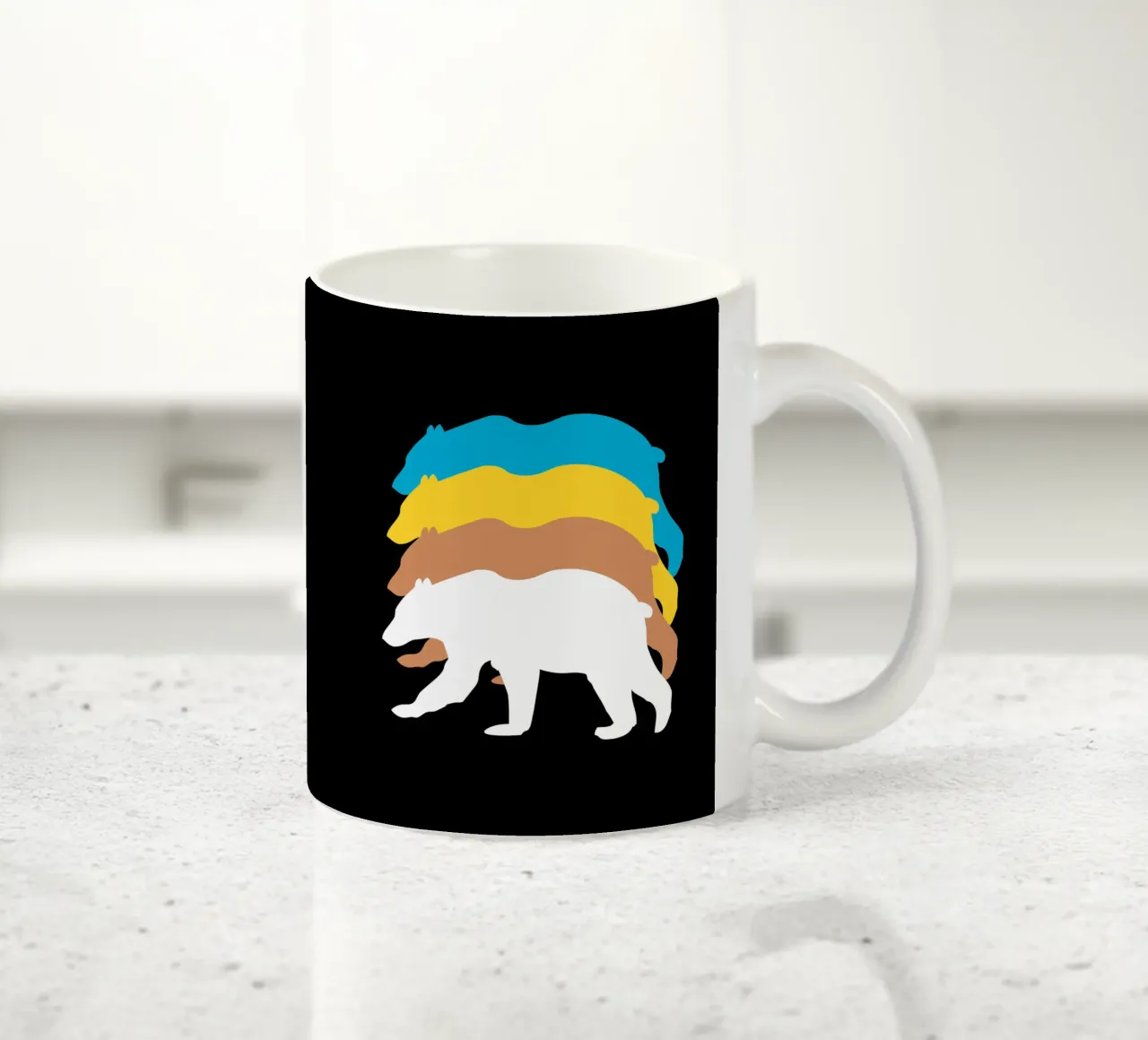 Moving bears tazza in ceramica da happieeagle