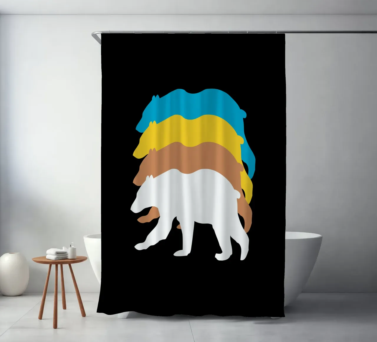 Moving bears tenda da doccia da happieeagle
