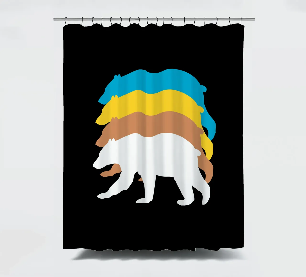 Moving bears tenda da doccia da happieeagle
