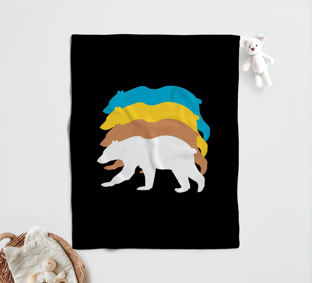 Moving bears coperta in pile da happieeagle