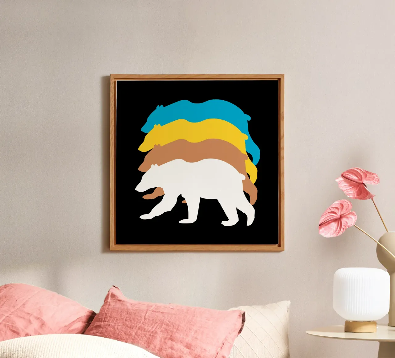 Moving bears alluminio dibond da happieeagle