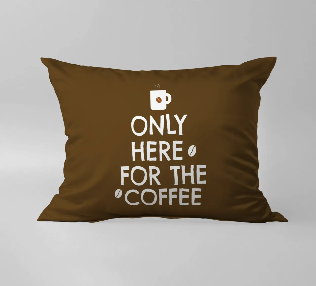 only here for the coffee cuscino da happieeagle