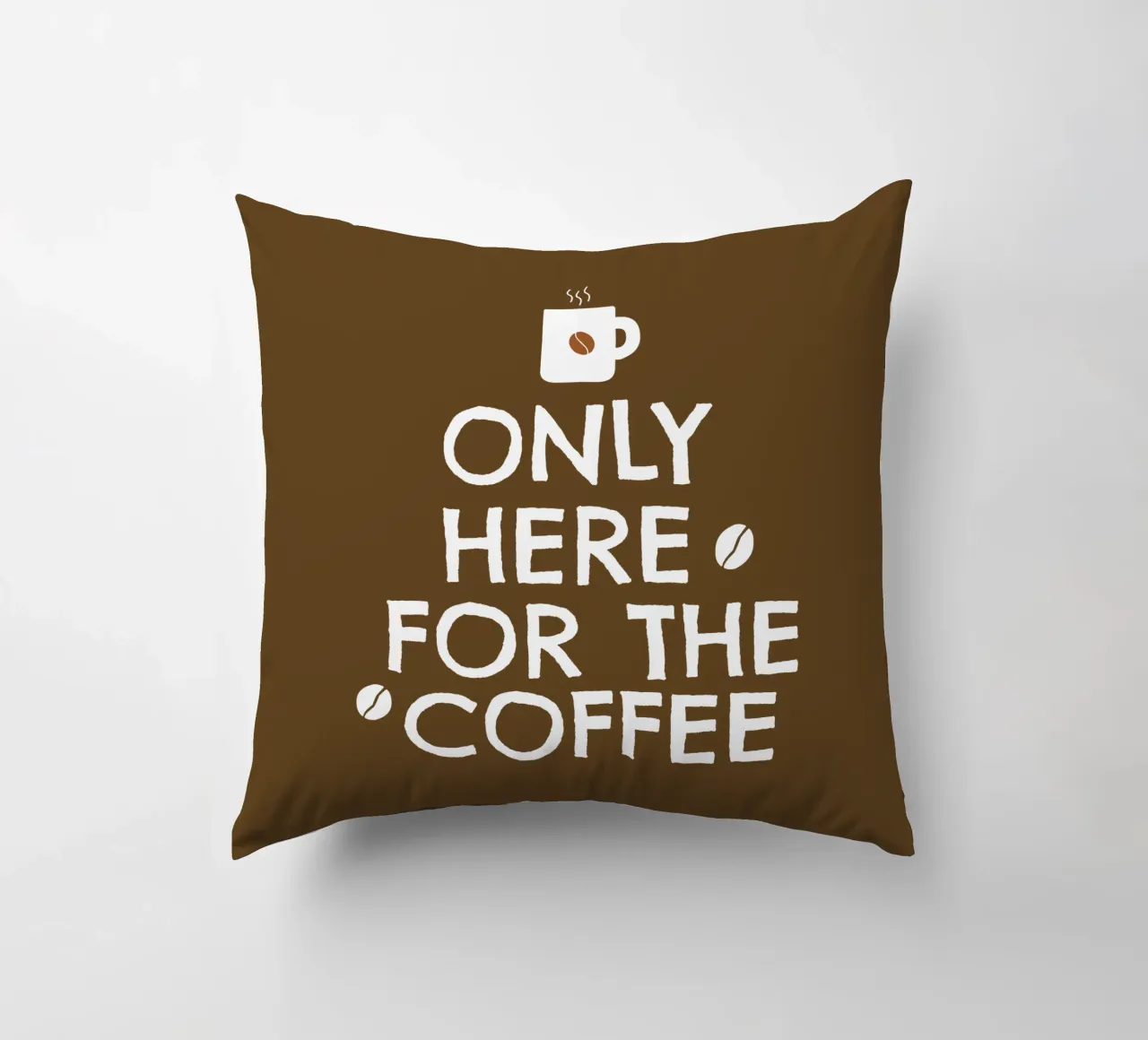 only here for the coffee cuscino da happieeagle