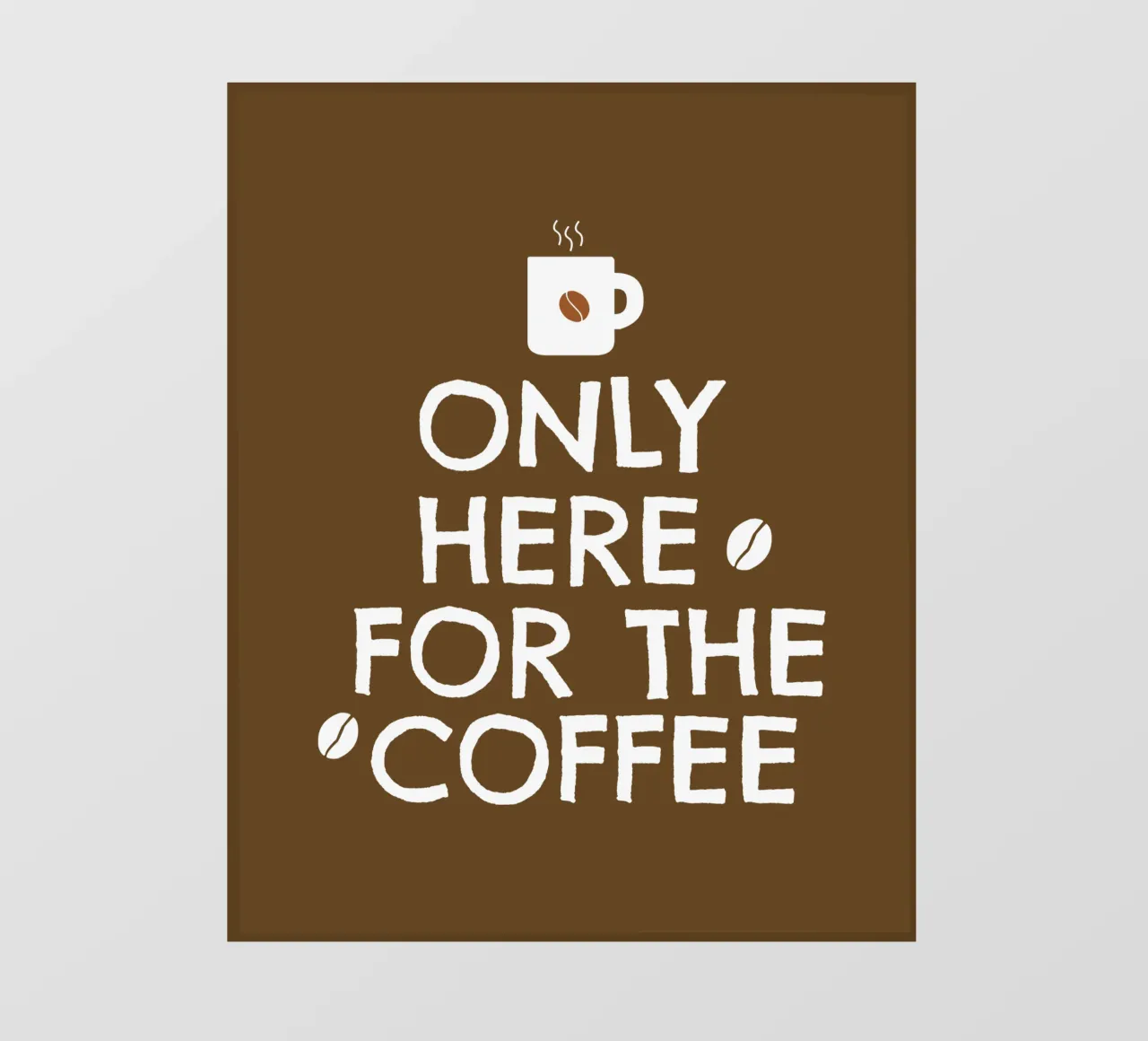 only here for the coffee photo wallpaper by happieeagle