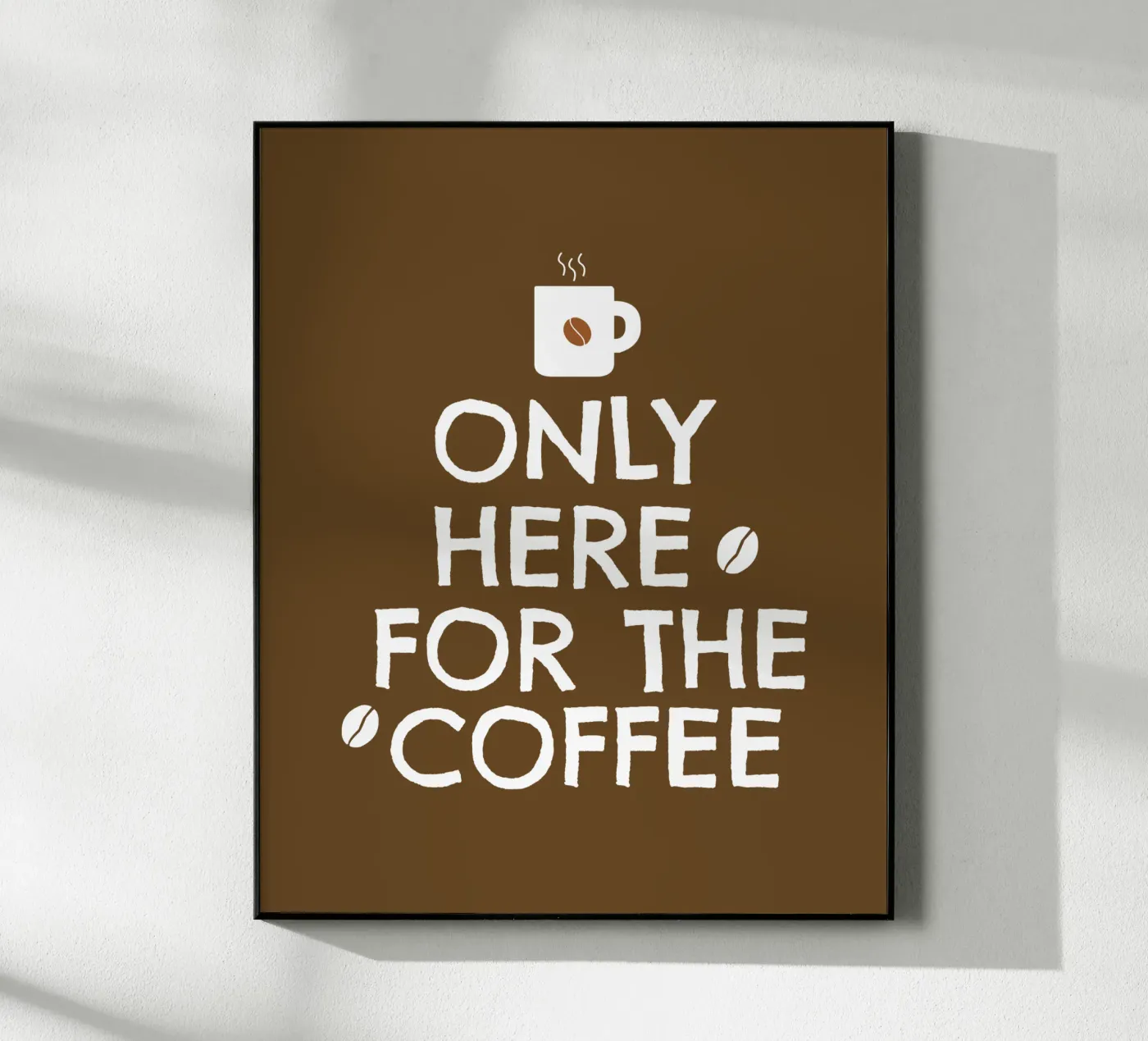 only here for the coffee plexiglass da happieeagle