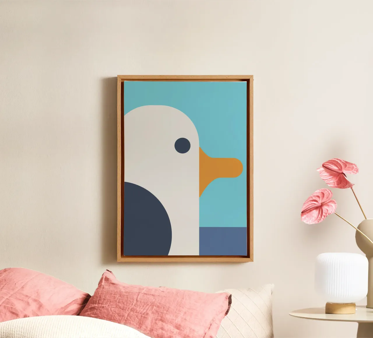 Seemöwe canvas by DARIA IVANOVNA