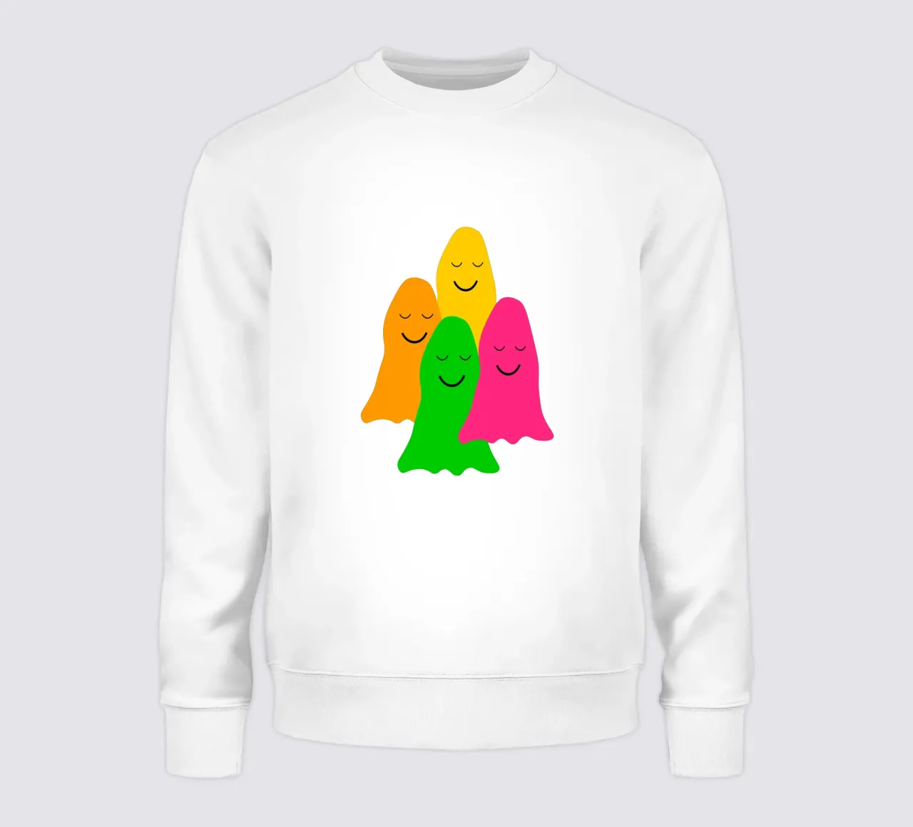 Peaceful colorful ghosts felpa da happieeagle