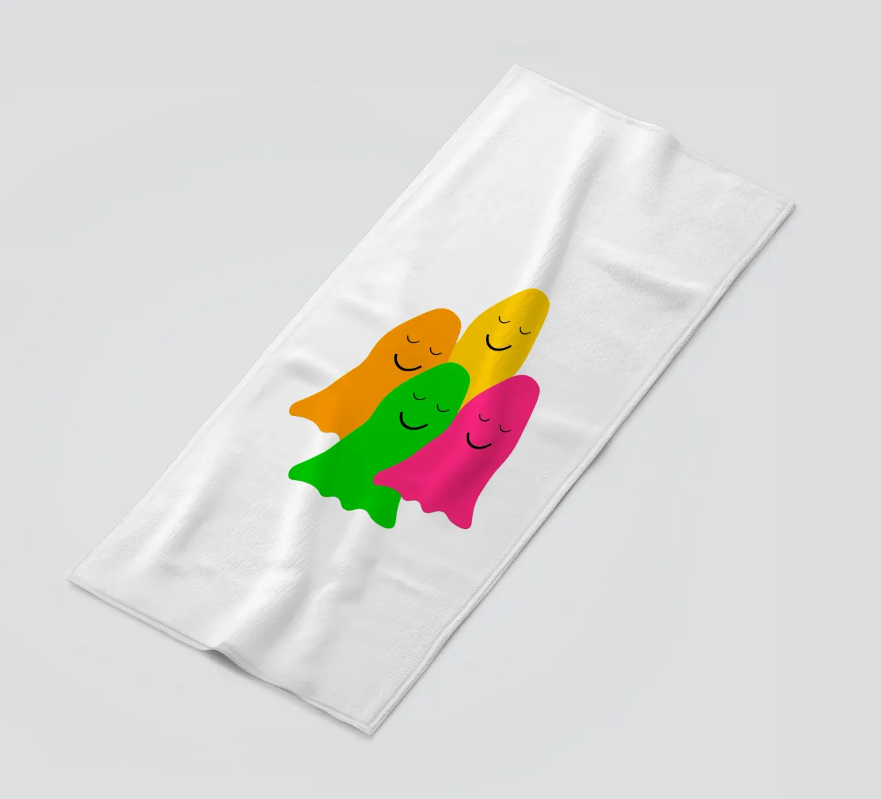 Peaceful colorful ghosts telo mare da happieeagle