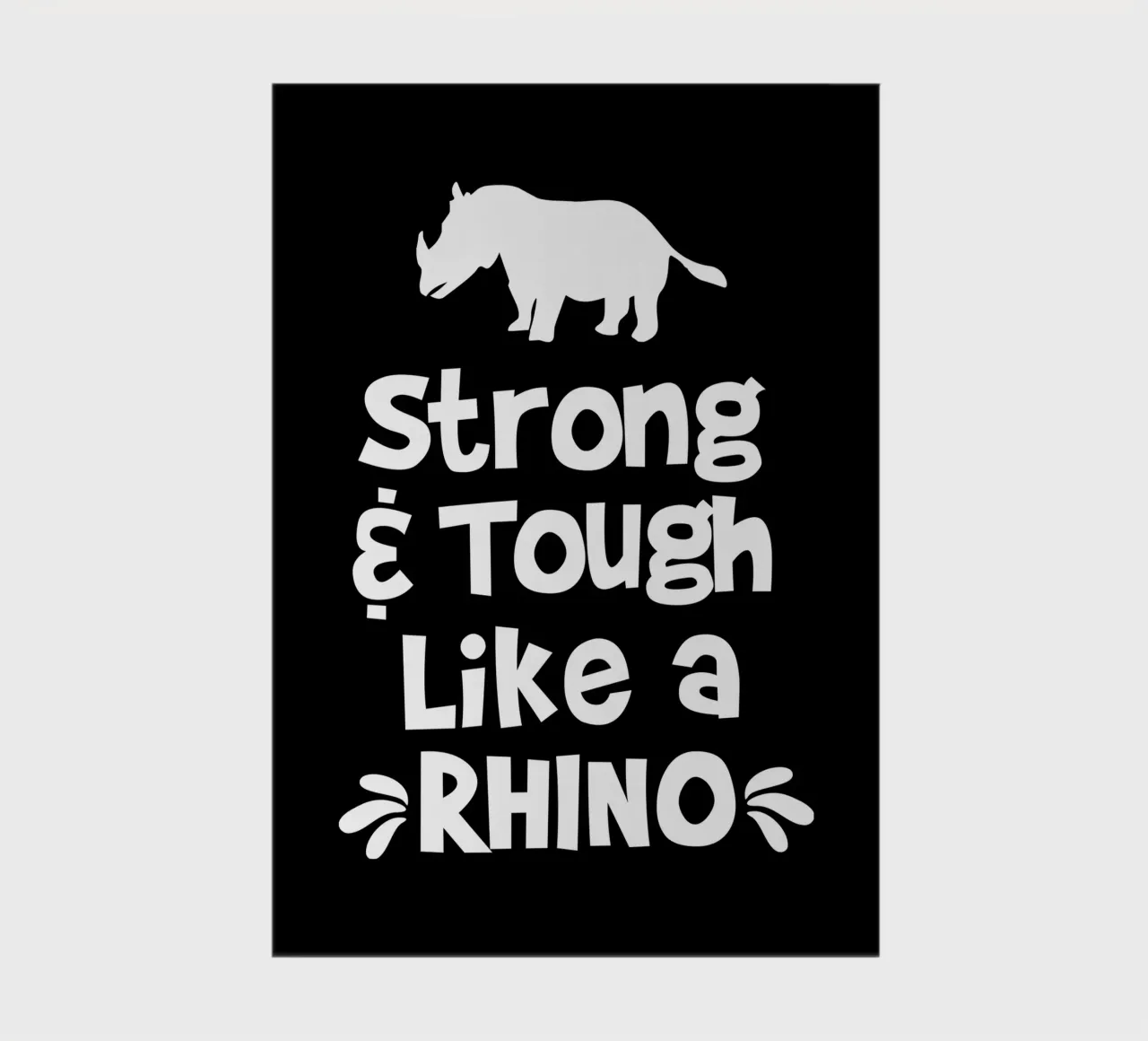 Strong and tough like a rhino notebook by happieeagle