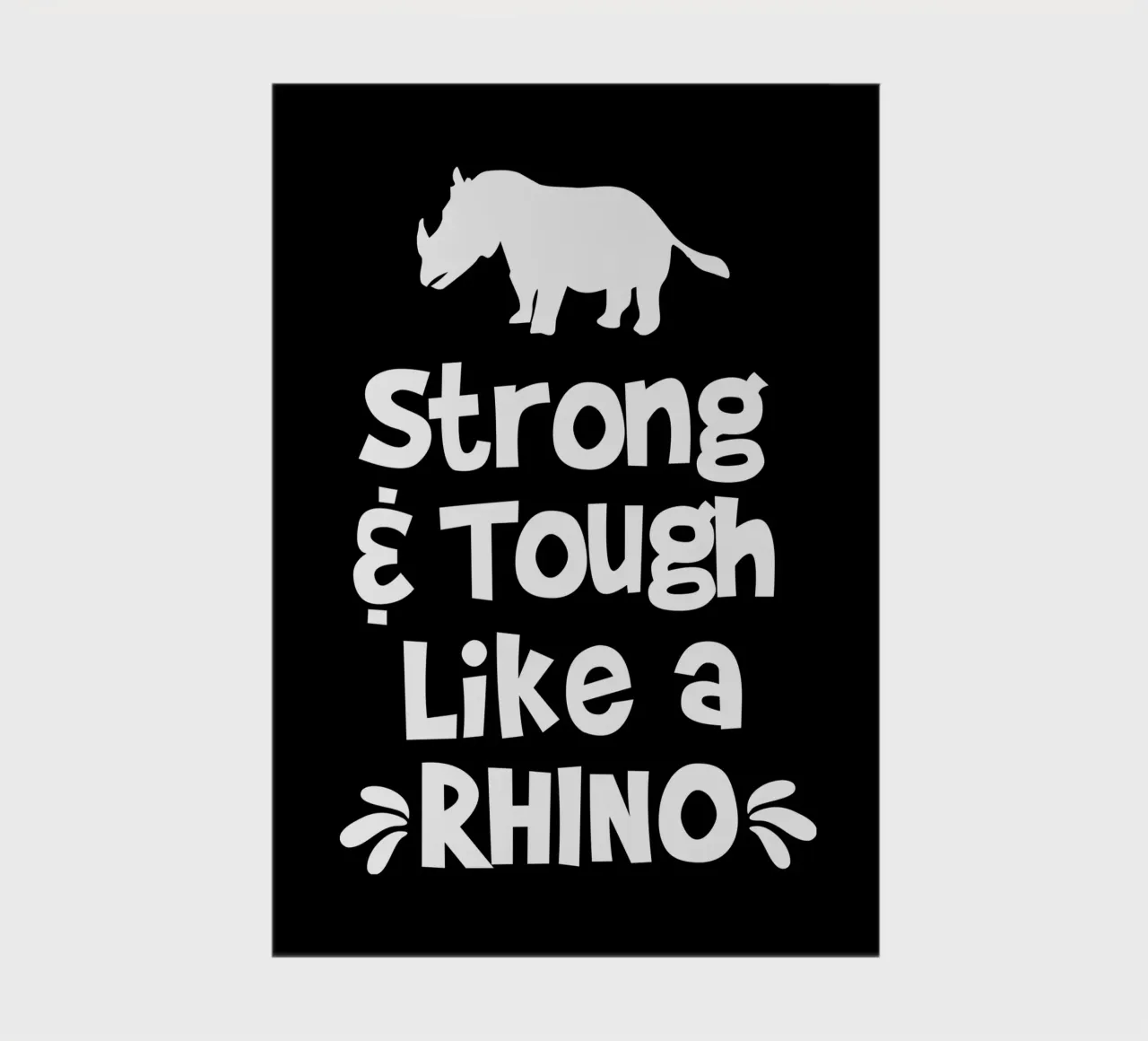 Strong and tough like a rhino notebook by happieeagle
