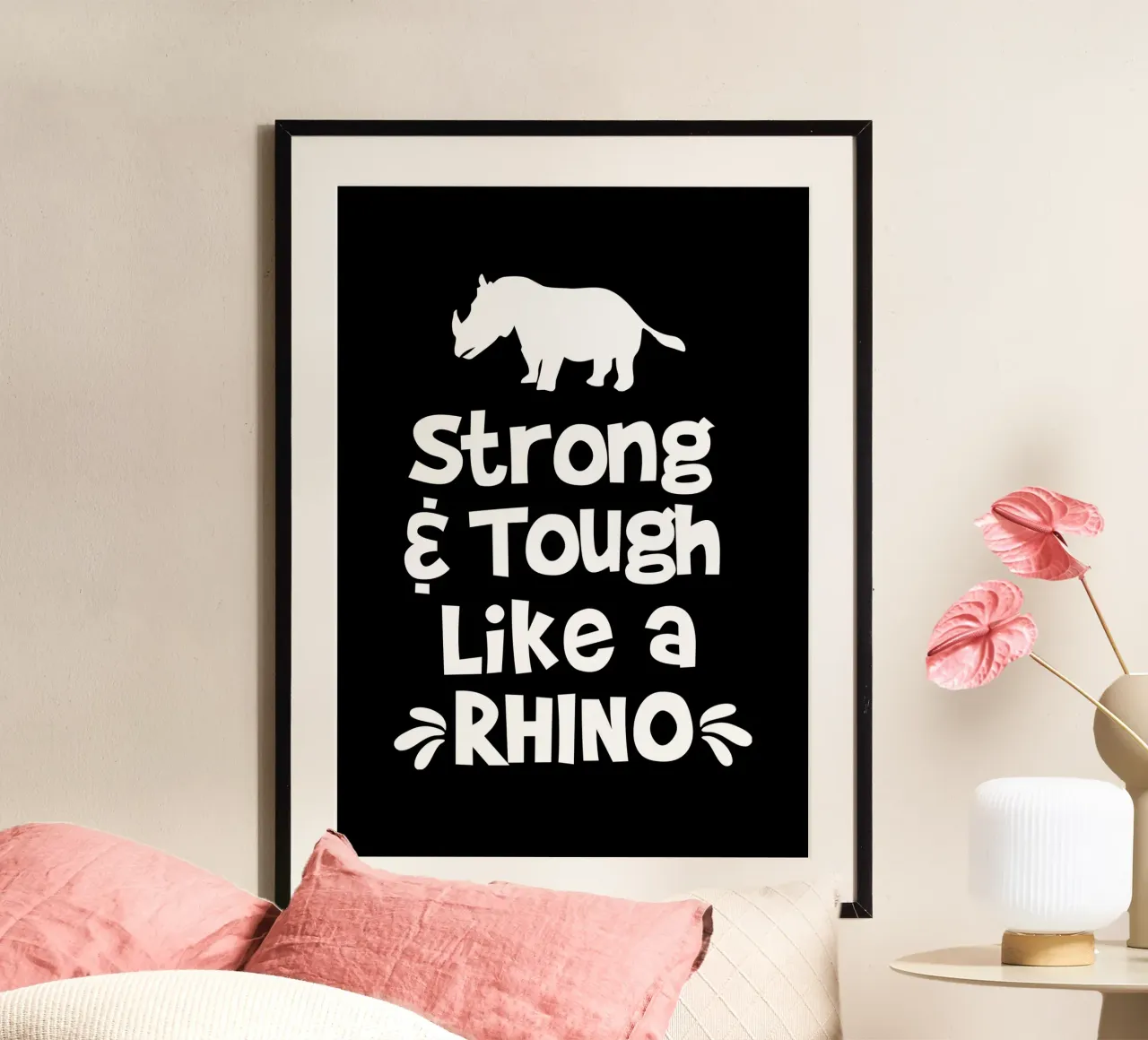 Strong and tough like a rhino carta hahnemühle da happieeagle