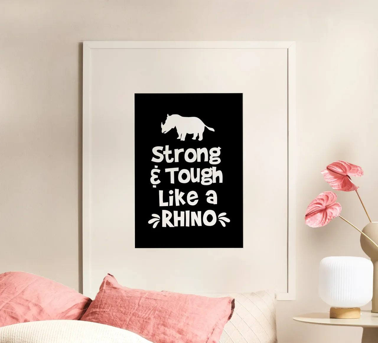 Strong and tough like a rhino carta hahnemühle da happieeagle