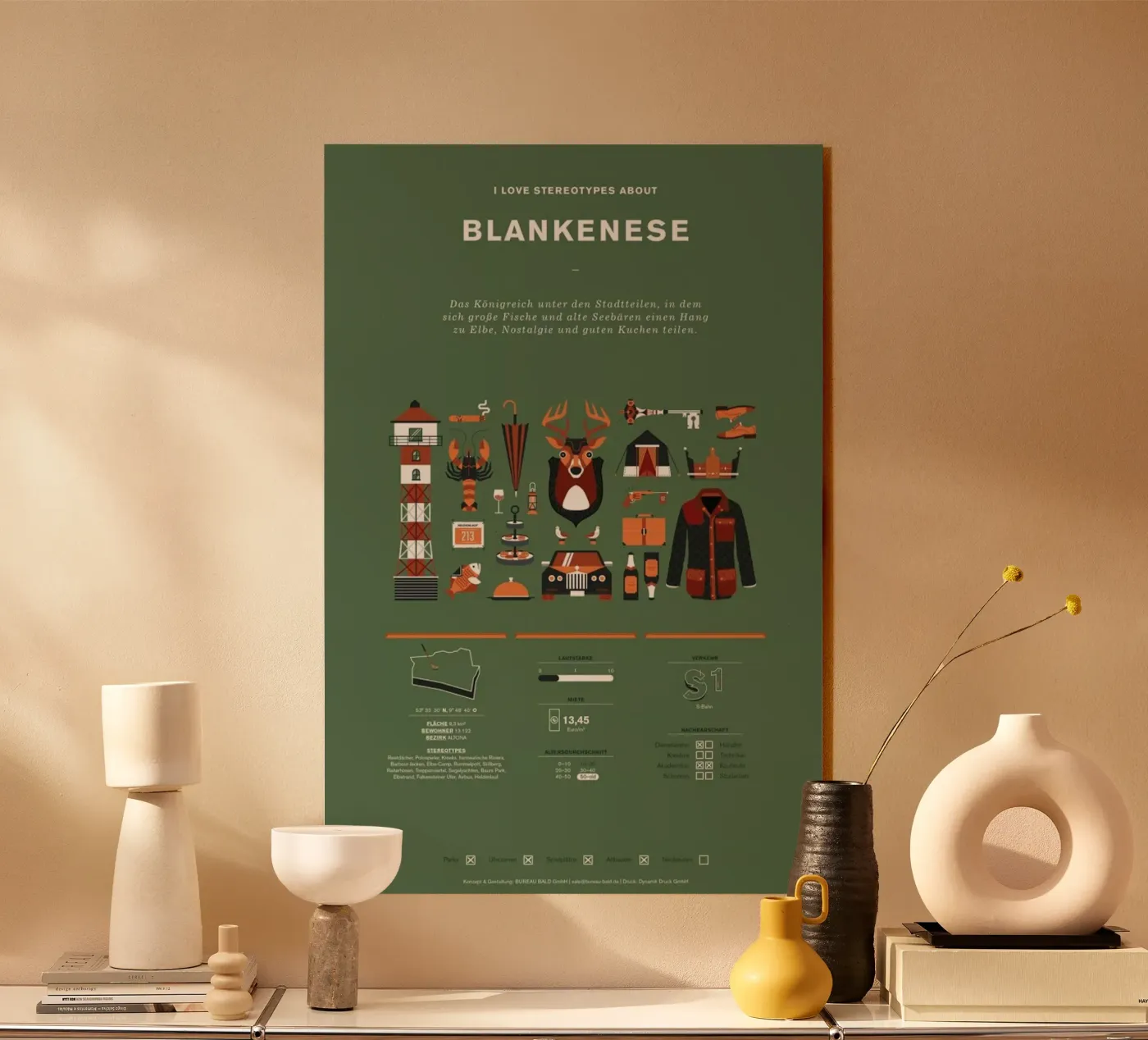 Blankenese acrylic glass by Bureau Bald GmbH