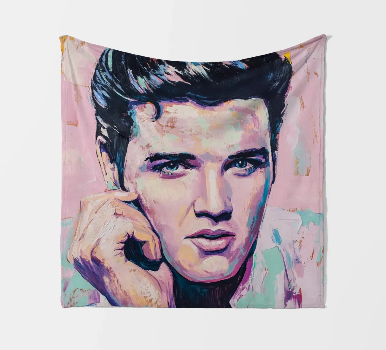Elvis Presley Popart Rock 'n' Roll coperta in pile da Carinaprint