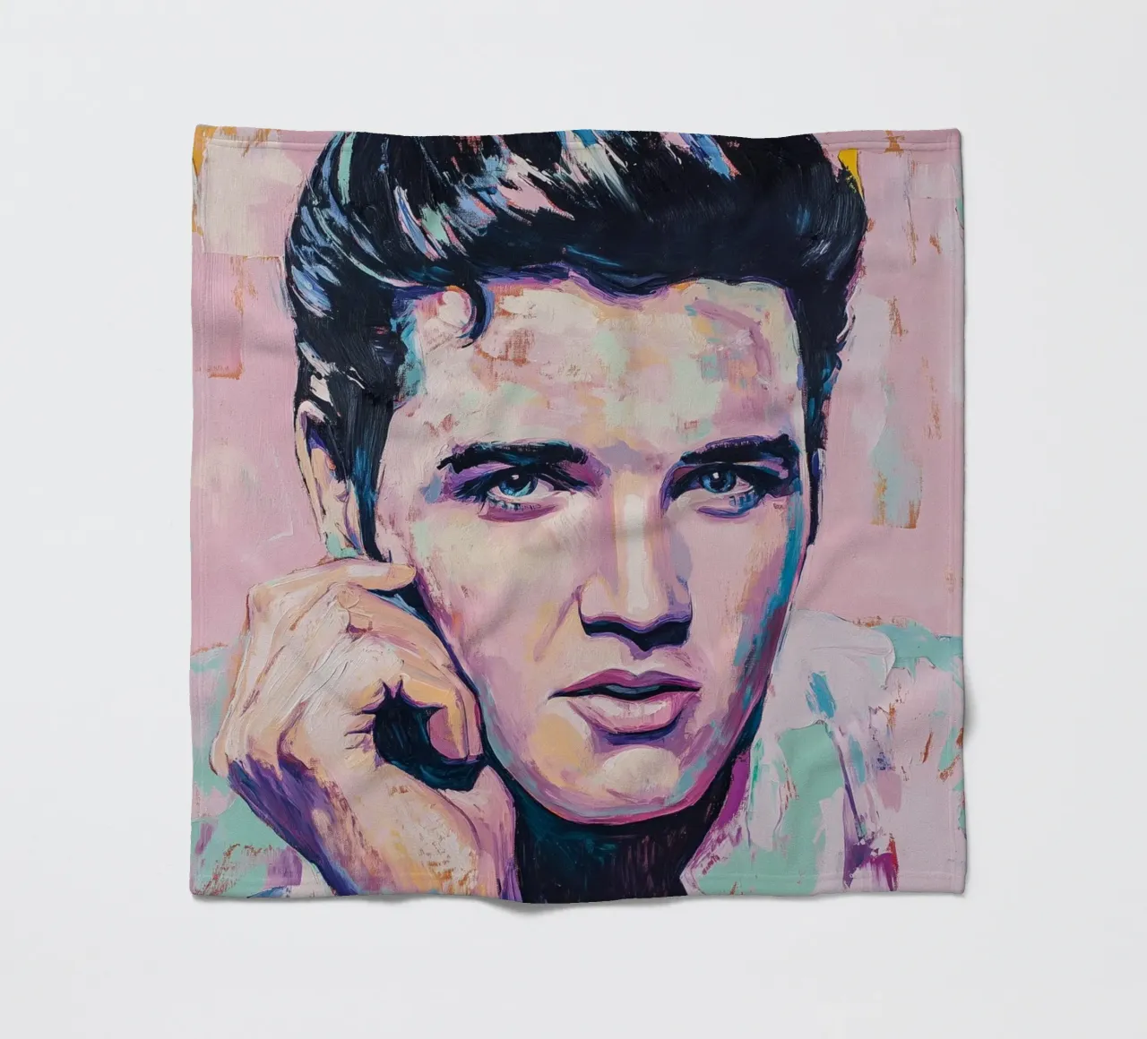 Elvis Presley Popart Rock 'n' Roll coperta in pile da Carinaprint