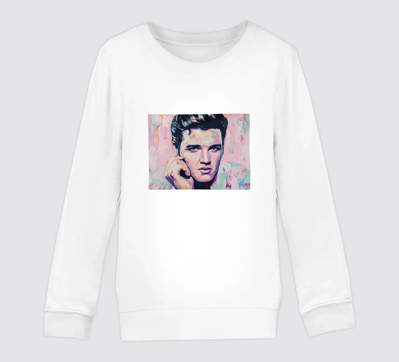 Elvis Presley Popart Rock 'n' Roll felpa bambino da Carinaprint