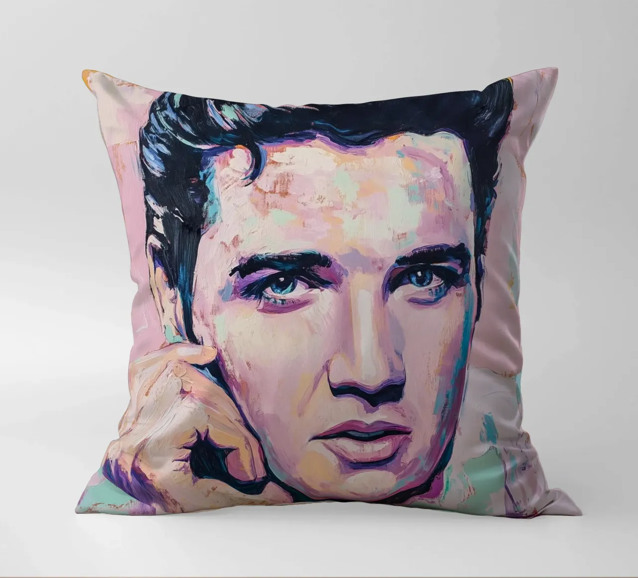 Elvis Presley Popart Rock 'n' Roll cuscino da Carinaprint