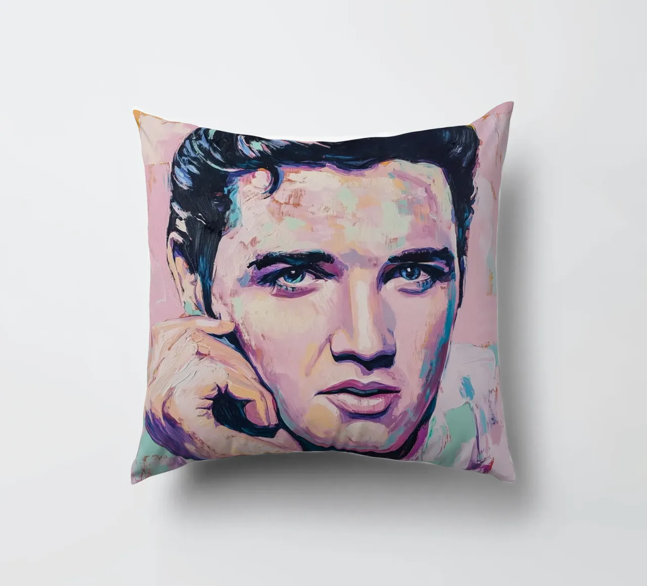 Elvis Presley Popart Rock 'n' Roll cuscino da Carinaprint