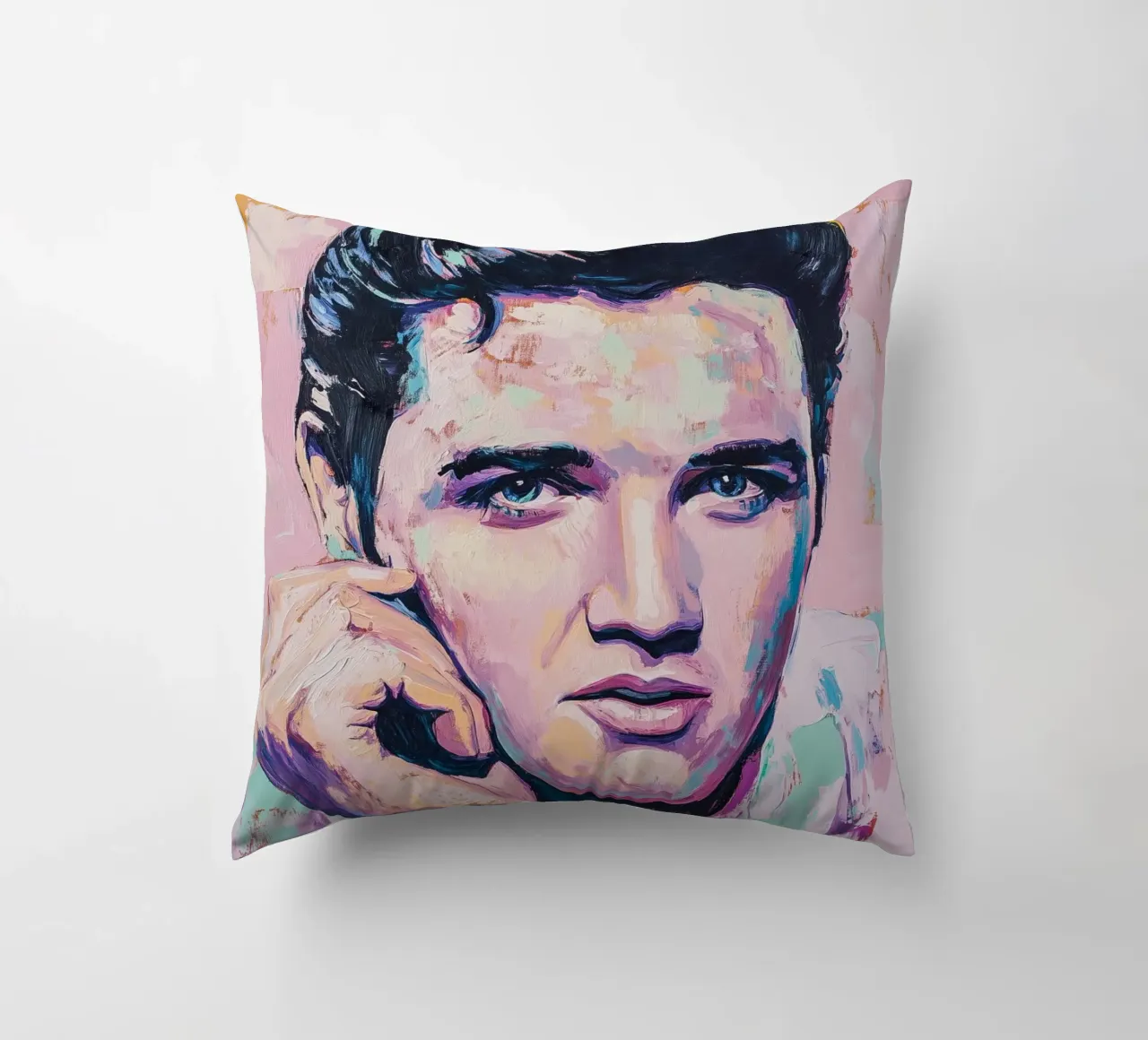 Elvis Presley Popart Rock 'n' Roll cuscino da Carinaprint