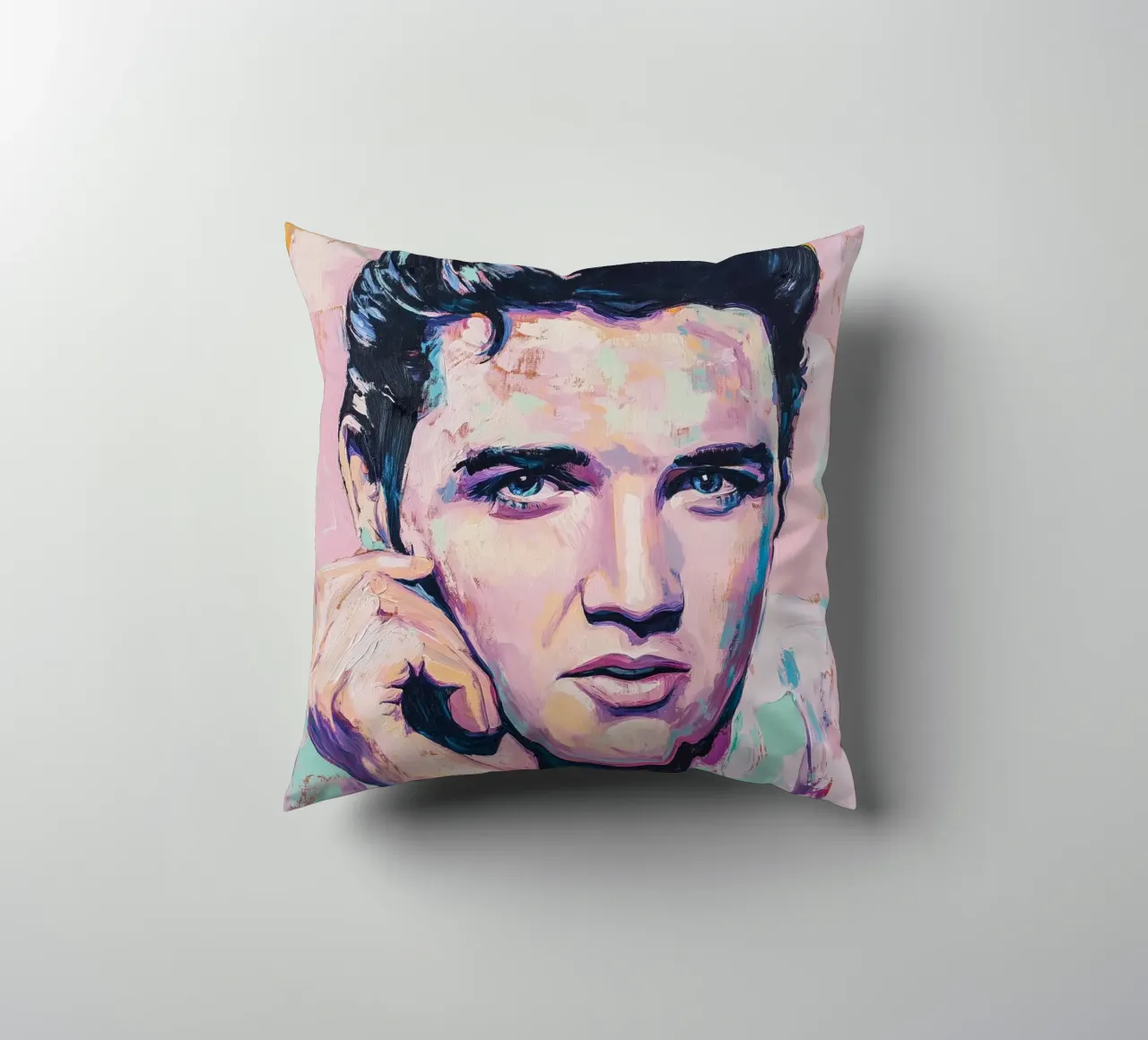 Elvis Presley Popart Rock 'n' Roll cuscino da Carinaprint