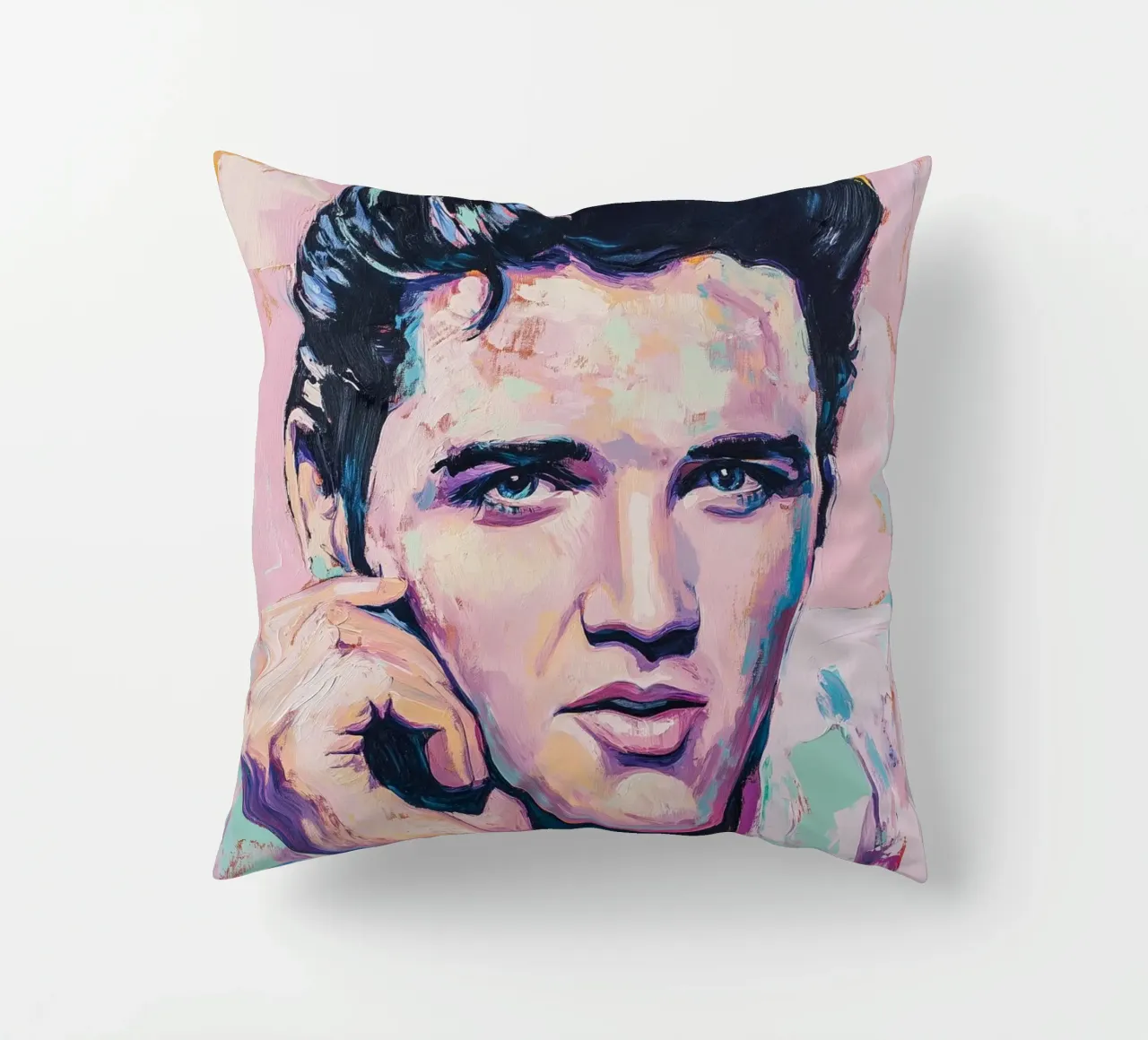 Elvis Presley Popart Rock 'n' Roll cuscino da Carinaprint