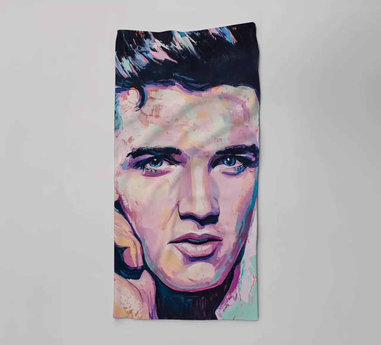 Elvis Presley Popart Rock 'n' Roll asciugamano da bagno da Carinaprint