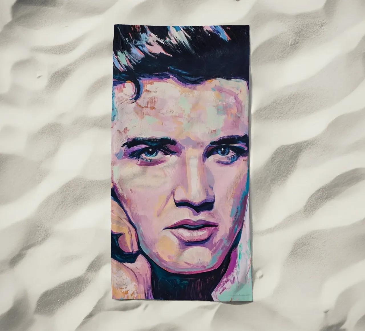 Elvis Presley Popart Rock 'n' Roll telo mare da Carinaprint