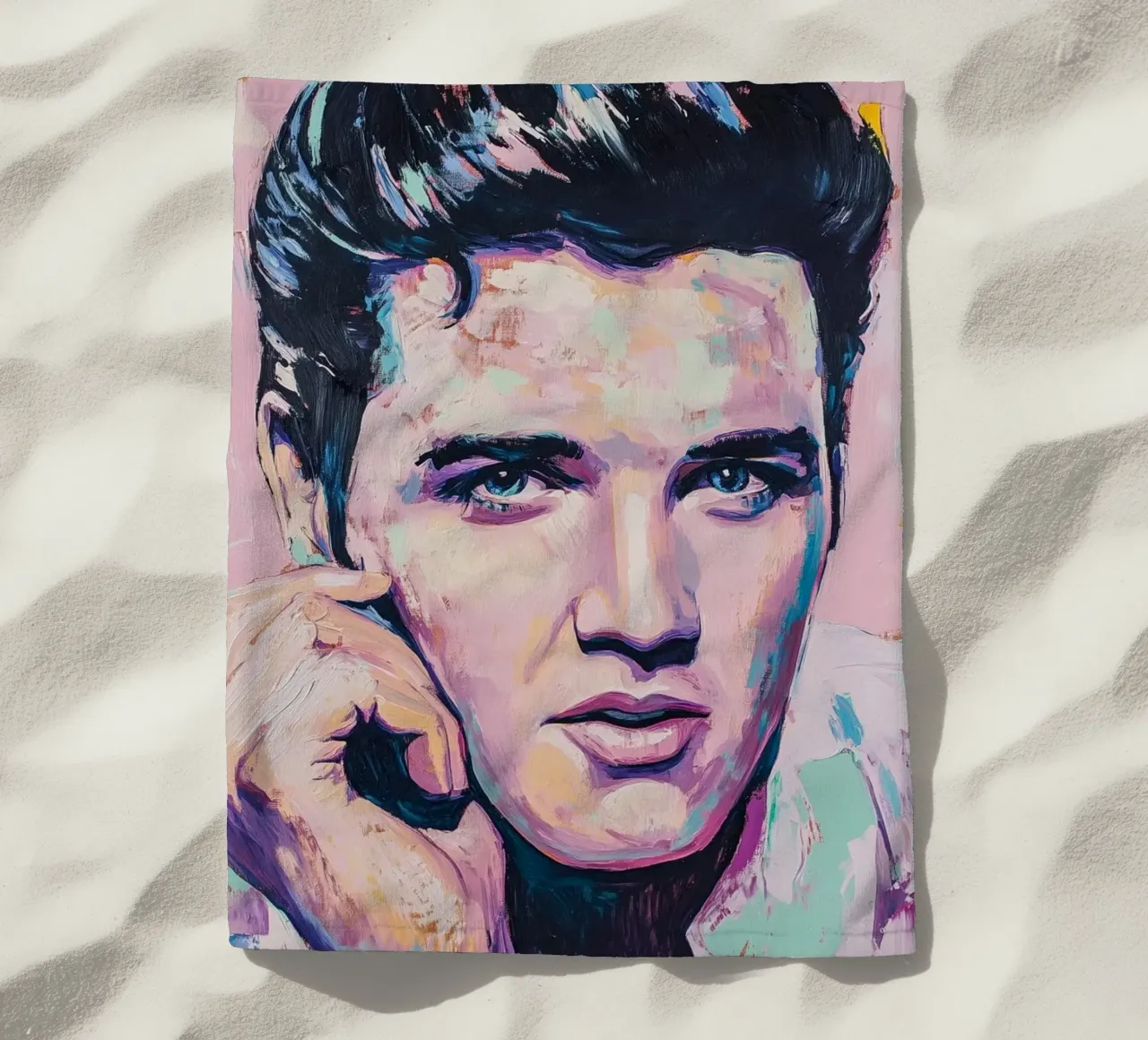 Elvis Presley Popart Rock 'n' Roll telo mare da Carinaprint