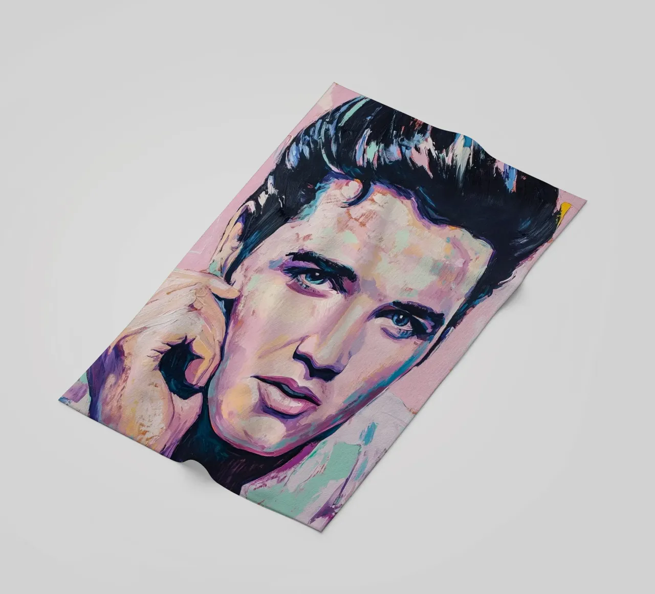Elvis Presley Popart Rock 'n' Roll telo mare da Carinaprint