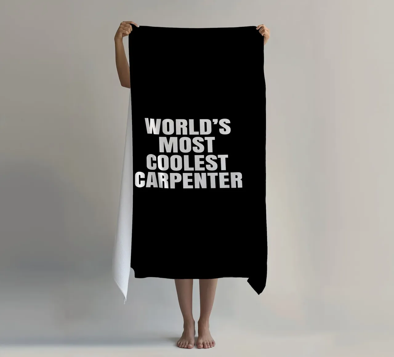 World's most coolest carpenter toalla de playa de happieeagle