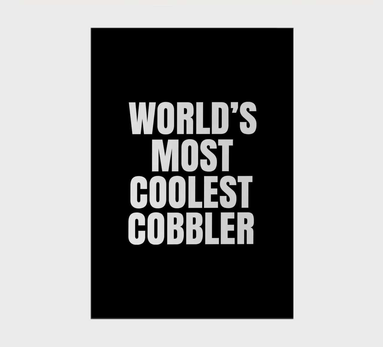 World's most coolest cobbler notebook by happieeagle