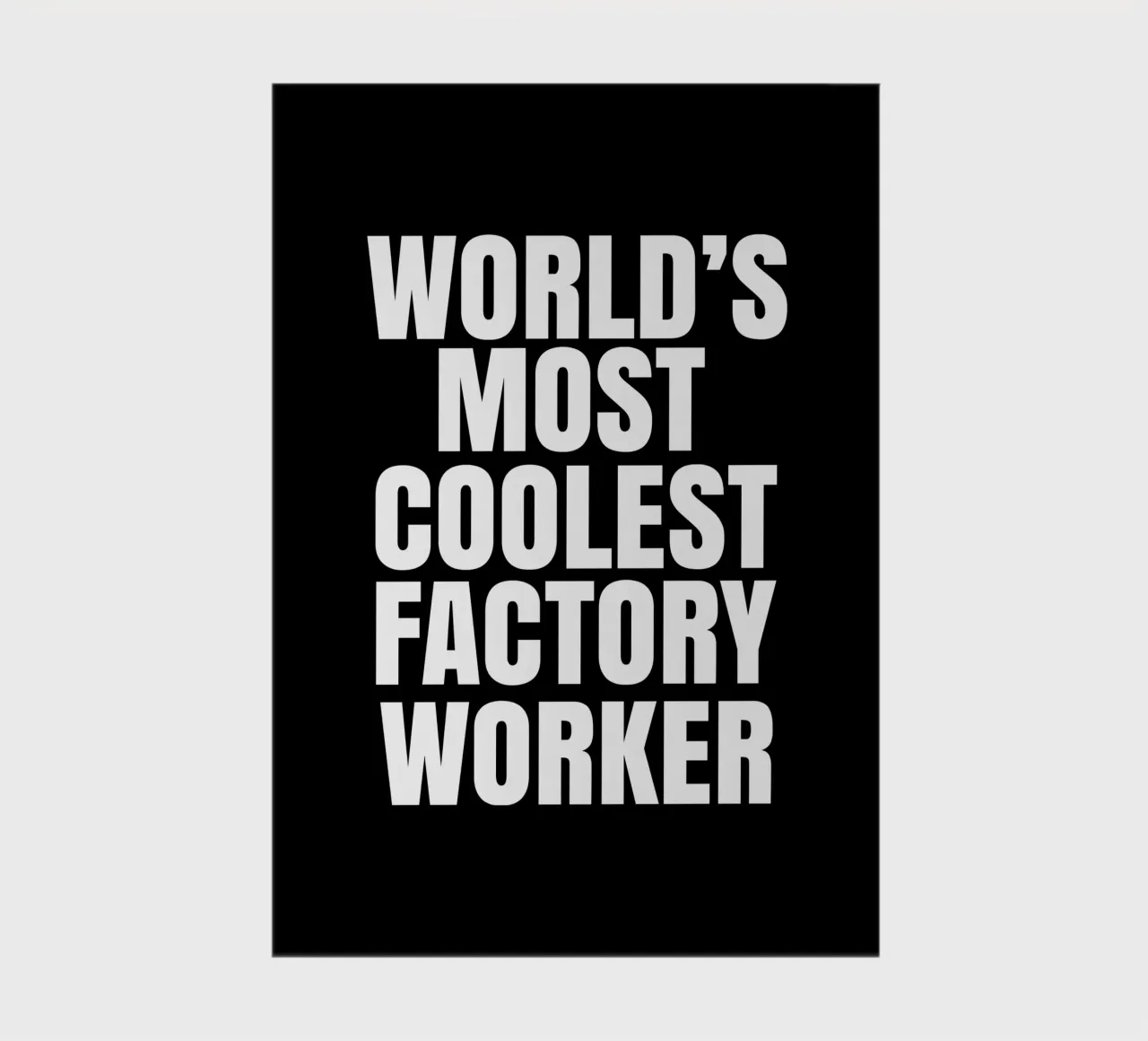 World's most coolest factory worker notebook by happieeagle
