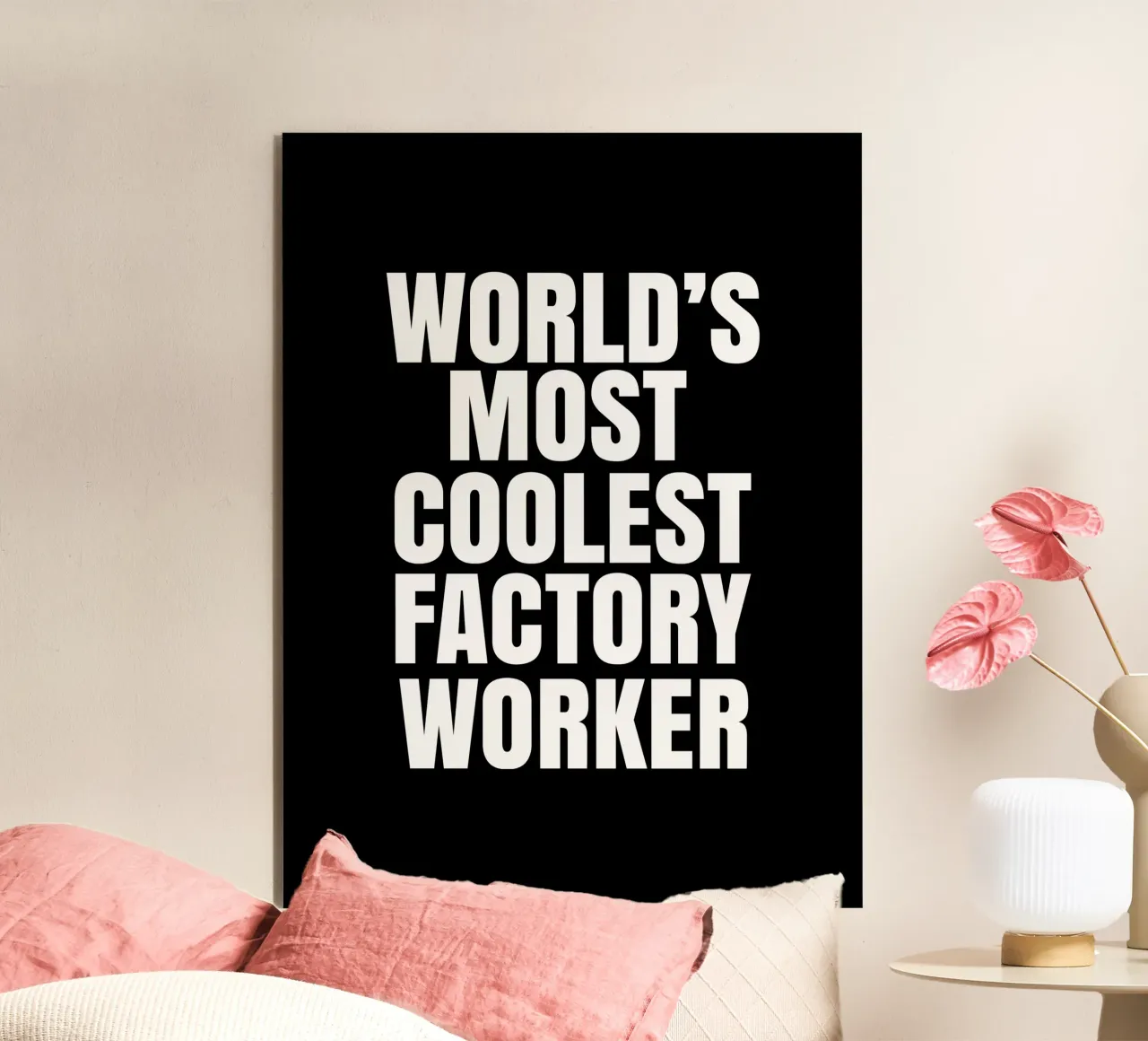 World's most coolest factory worker alluminio dibond da happieeagle