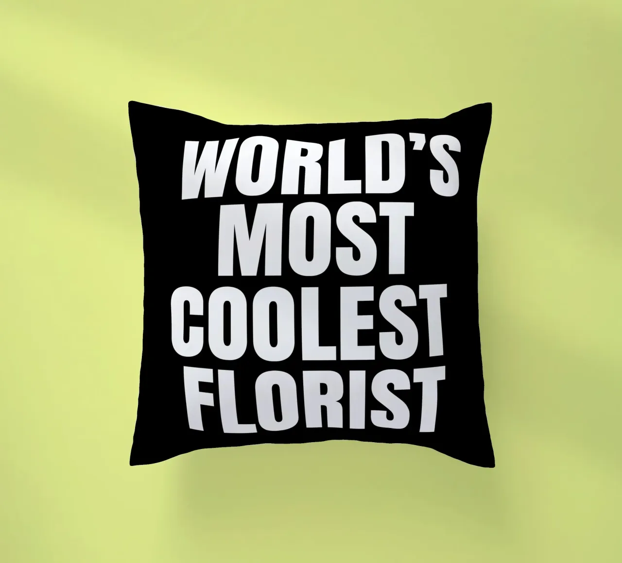 World's most coolest florist cuscino da happieeagle