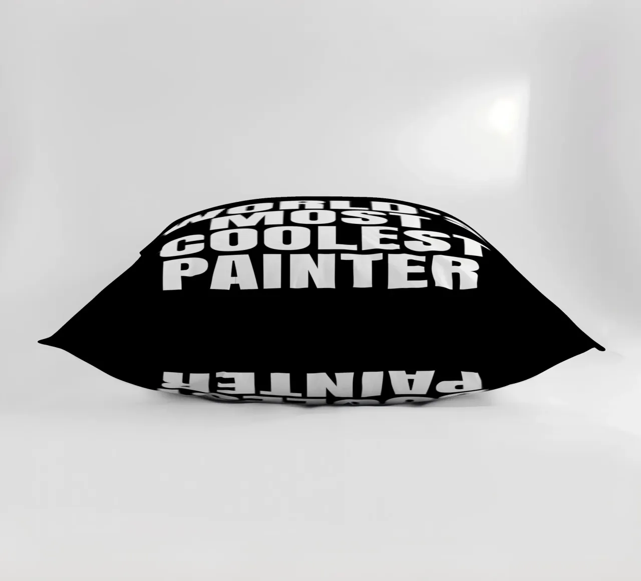 World's most coolest painter cuscino da happieeagle
